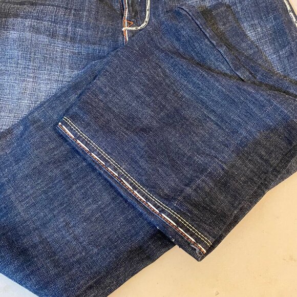 Y2K Riflessi Designer Jeans – W34 L32 - Picture 6 of 8